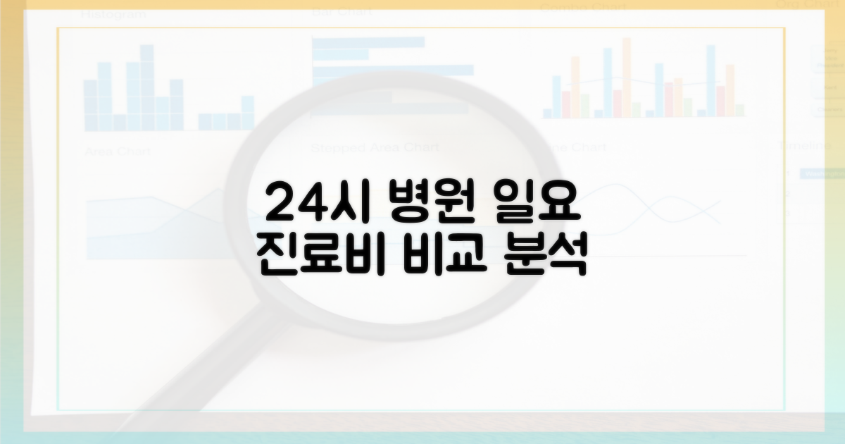24시간 병원, 일요일 진료비 비교