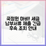 내 세금 납부와 서류 제출은 어떻게? 국가정보자원관리원 마비에 따른 후속 조치 안내
