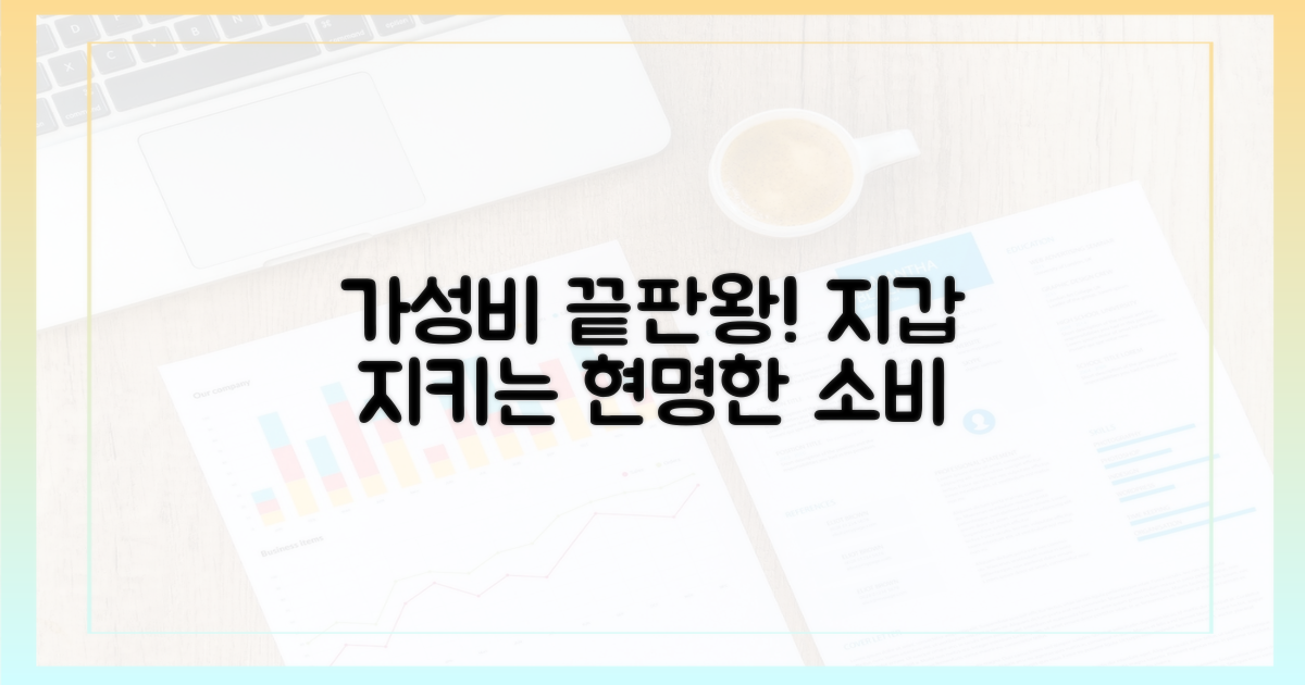 당신의 지갑을 지킬 가성비!