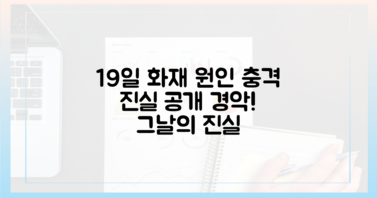 19일 화재 발생 원인