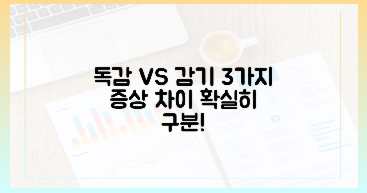 3가지 독감·감기 증상 차이