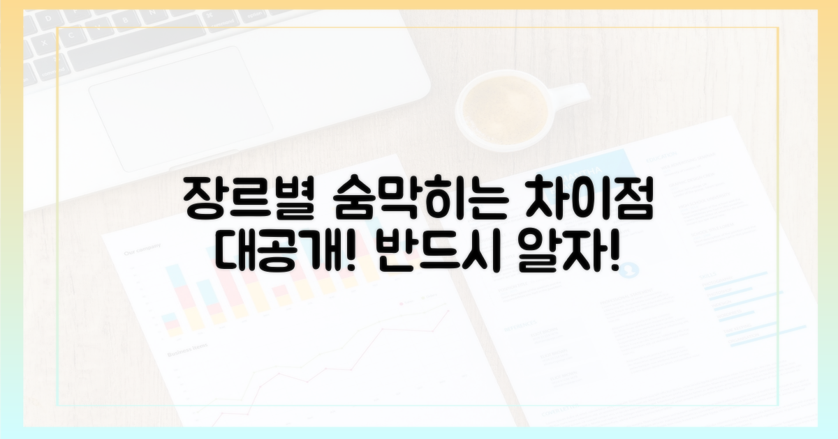 장르별 흥미로운 차이