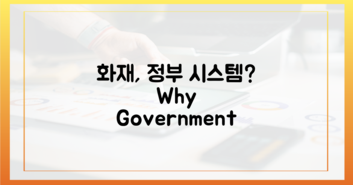 화재, 정부 시스템에 왜?