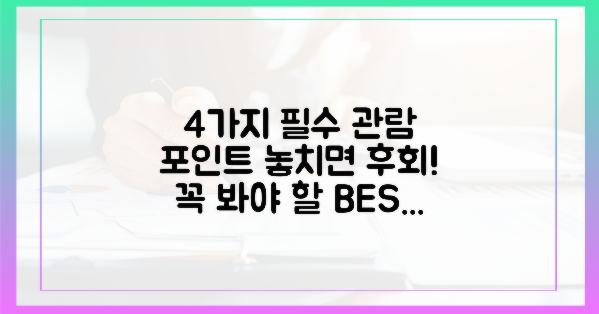 4가지 필수 관람 포인트