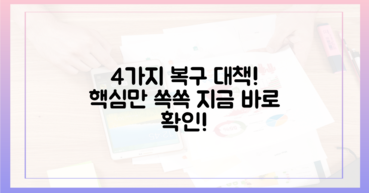 4가지 복구 대책