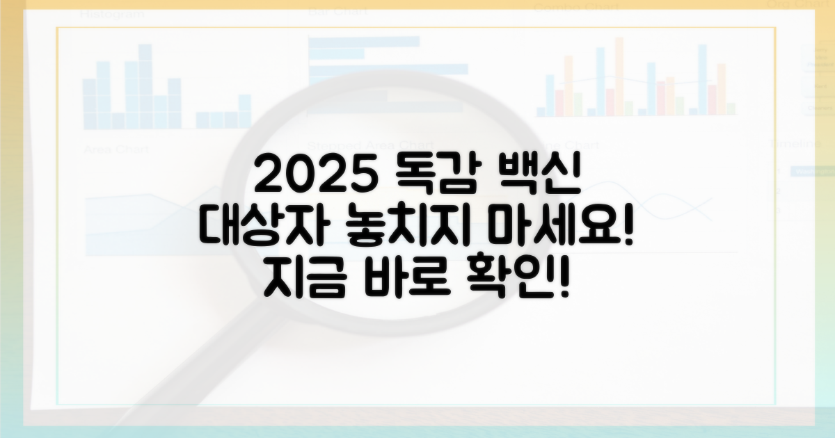 2025년 독감 백신, 대상자 확인 필수