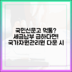 국민신문고, 세금 납부 어떡하나? 국가정보자원관리원 서버 다운 시 행동 요령