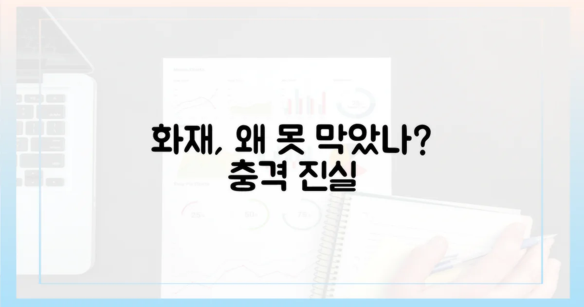 화재, 왜 막지 못했을까?