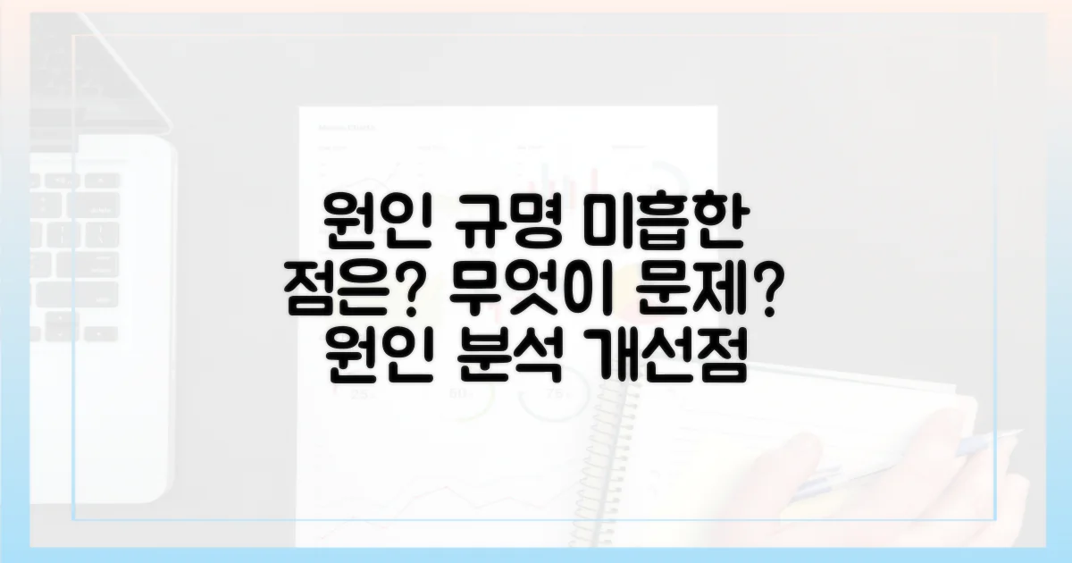원인 규명, 미흡한 점은?