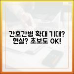 초보도 알기 쉬운 간호간병 확대, 기대 vs 현실