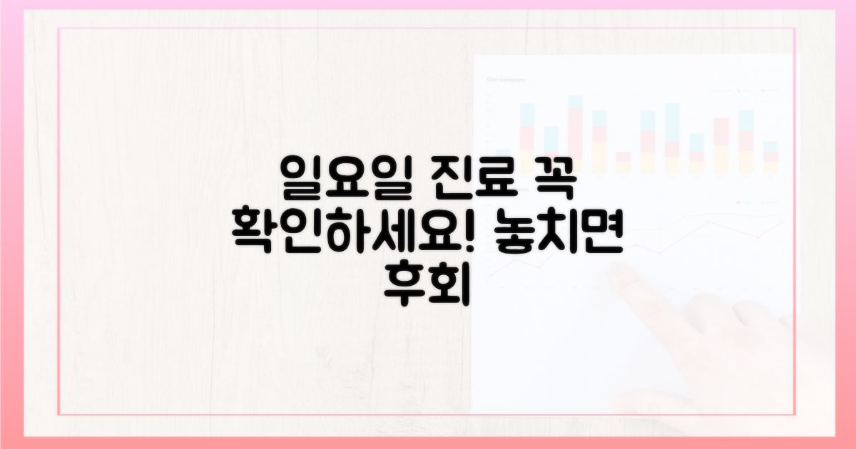 일요일 진료, 꼭 확인하세요!