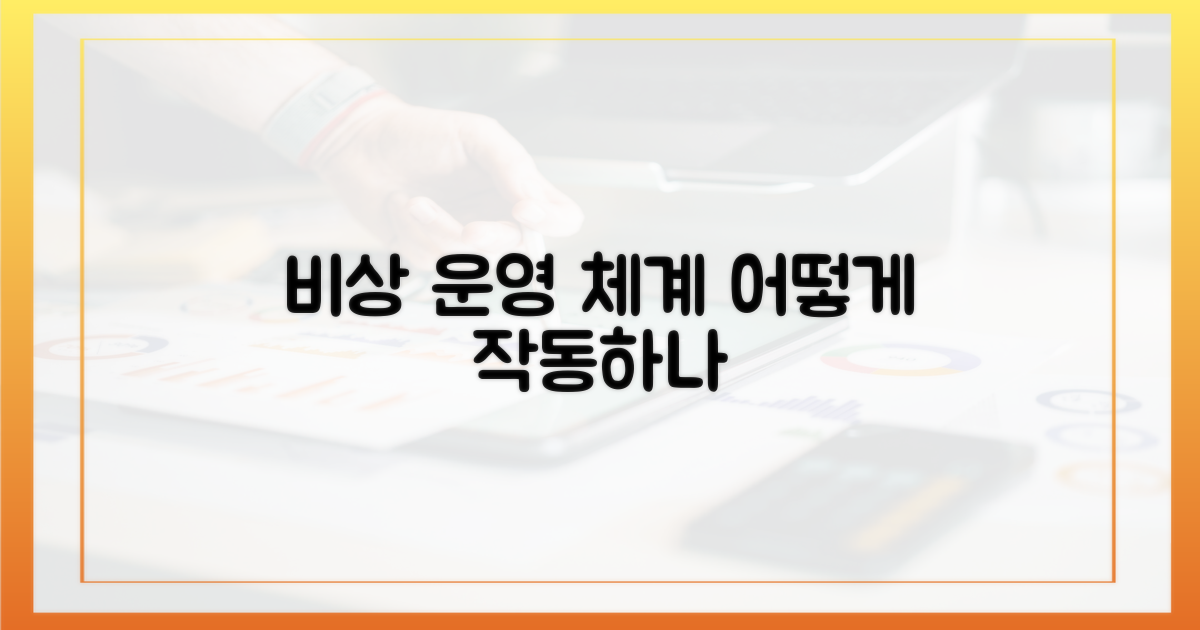 비상 운영 체계, 어떻게 작동하나