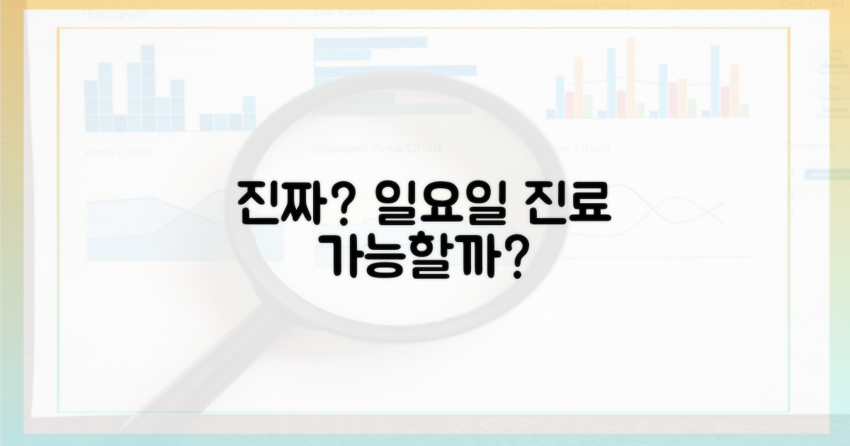 일요일 진료, 진짜 가능한가?