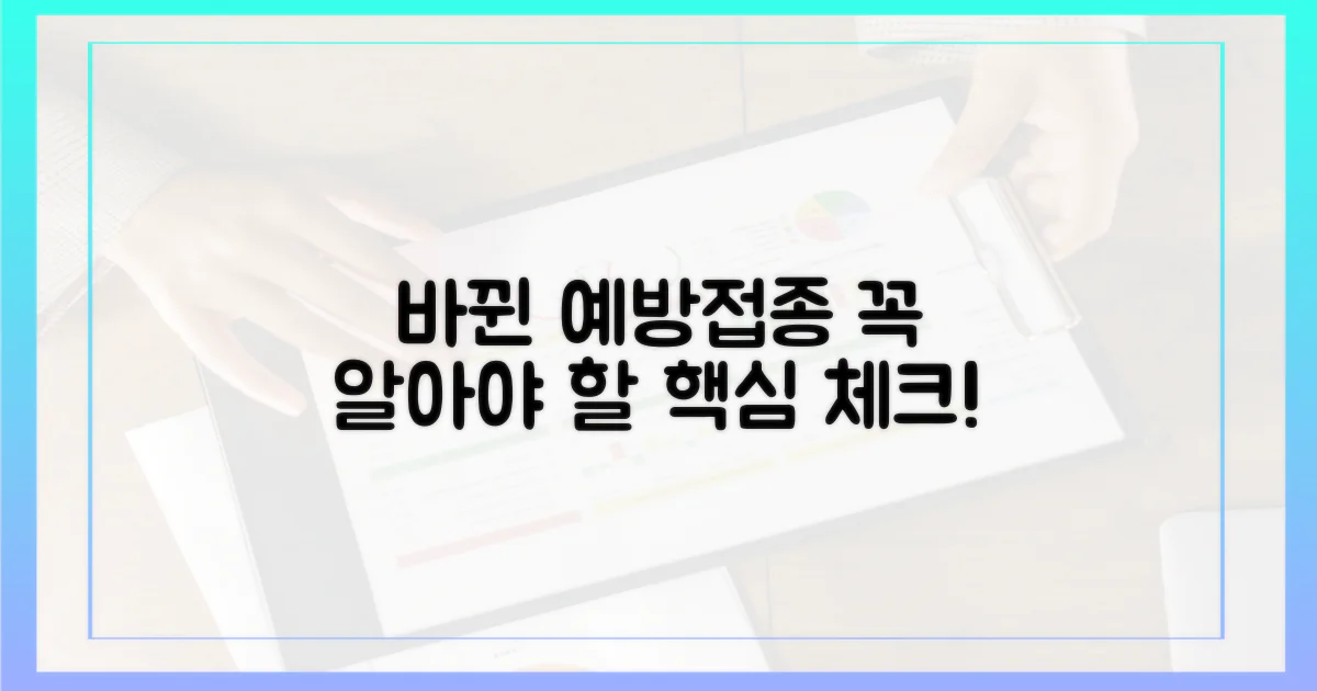 예방접종, 무엇이 달라졌나