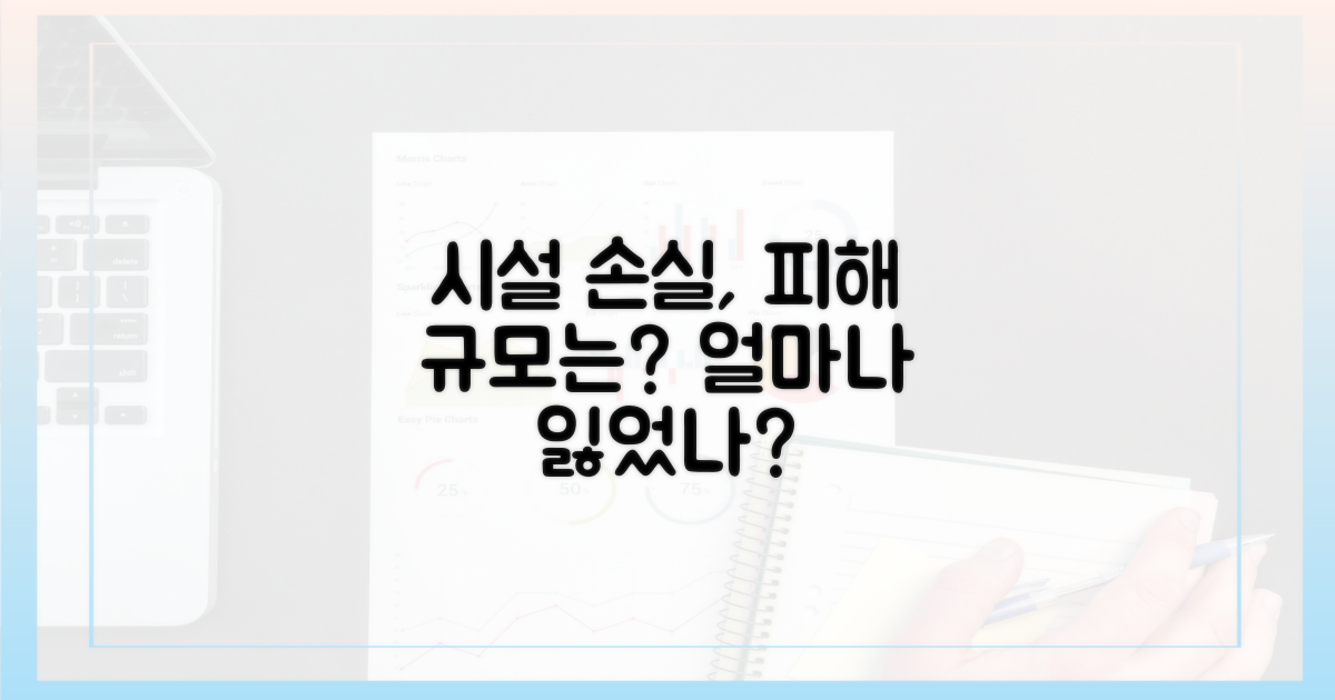 시설 손실, 어떤 피해를 입었나?