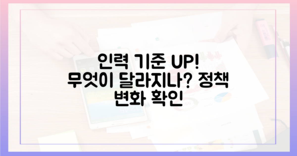 강화된 인력 기준, 무엇이 달라지나?