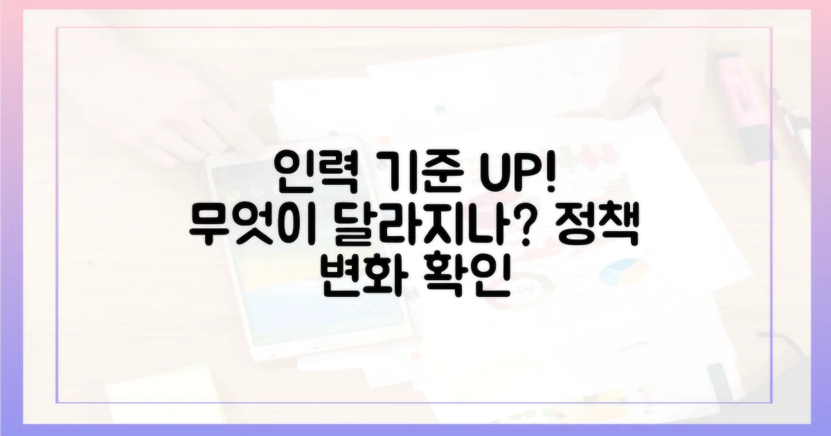 강화된 인력 기준, 무엇이 달라지나?