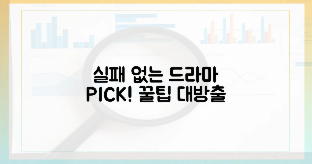 실패 없는 드라마 선택법은?