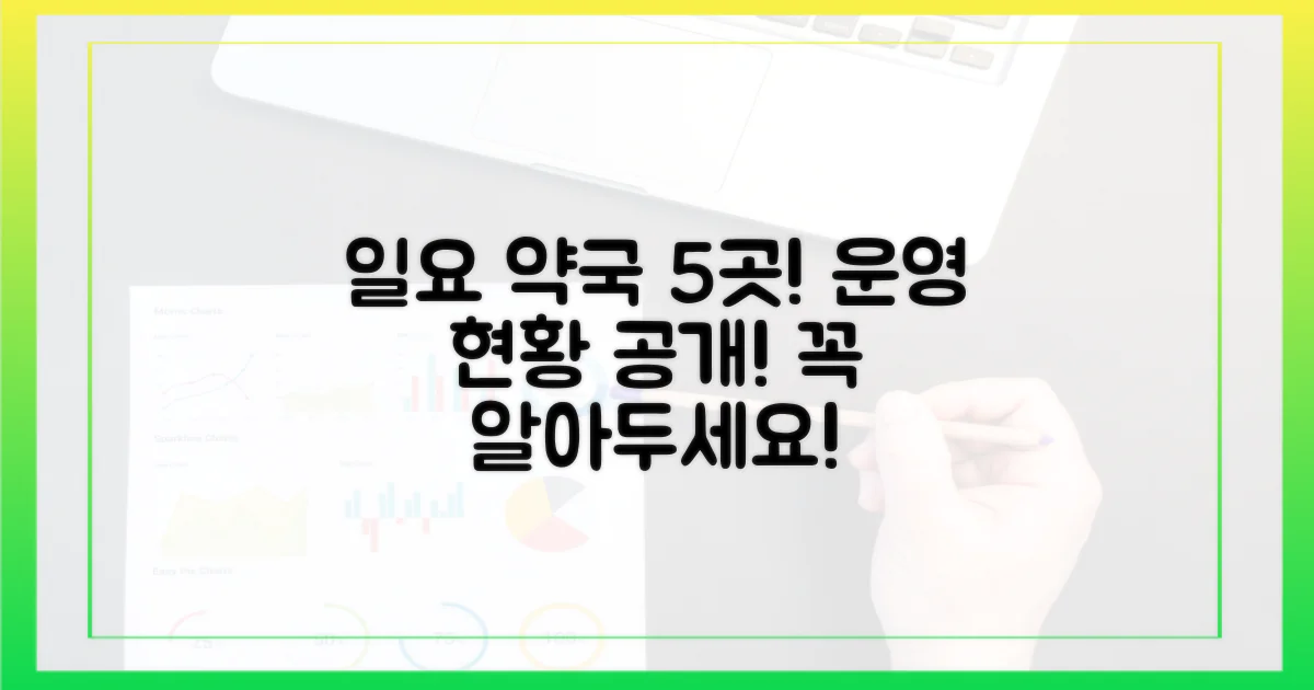 5가지 일요일 약국 운영 현황