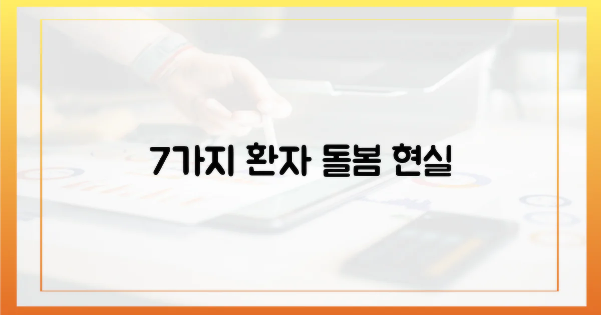 7가지 환자 돌봄 현실