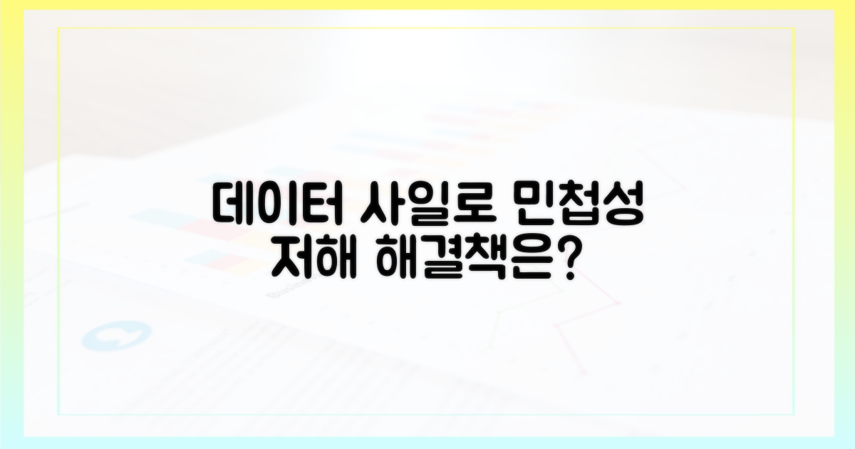 데이터 사일로, 민첩성 저해