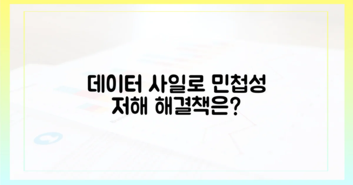 데이터 사일로, 민첩성 저해