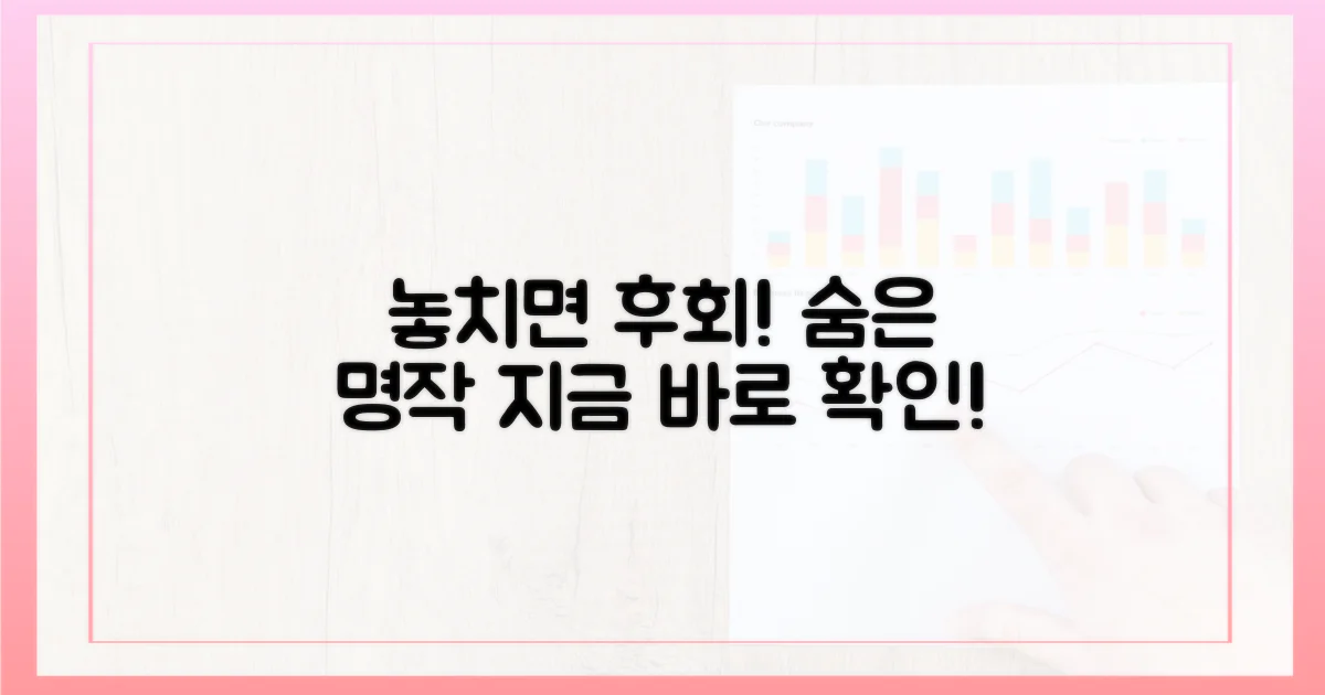 숨겨진 명작, 놓치면 후회할까?