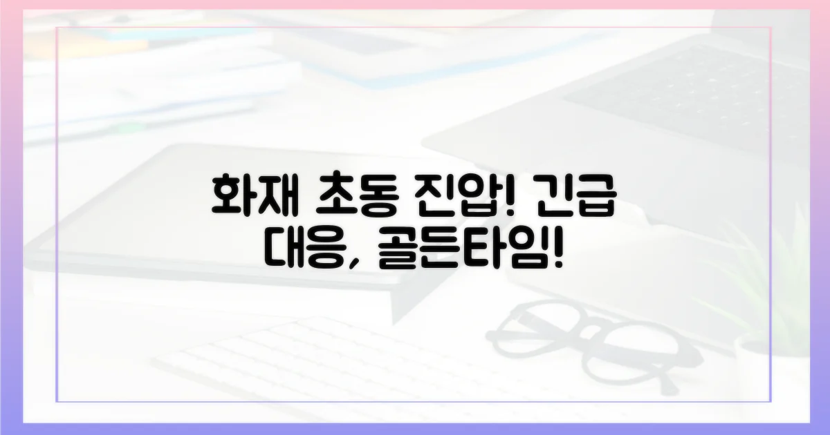 긴급 대응과 초기 진화