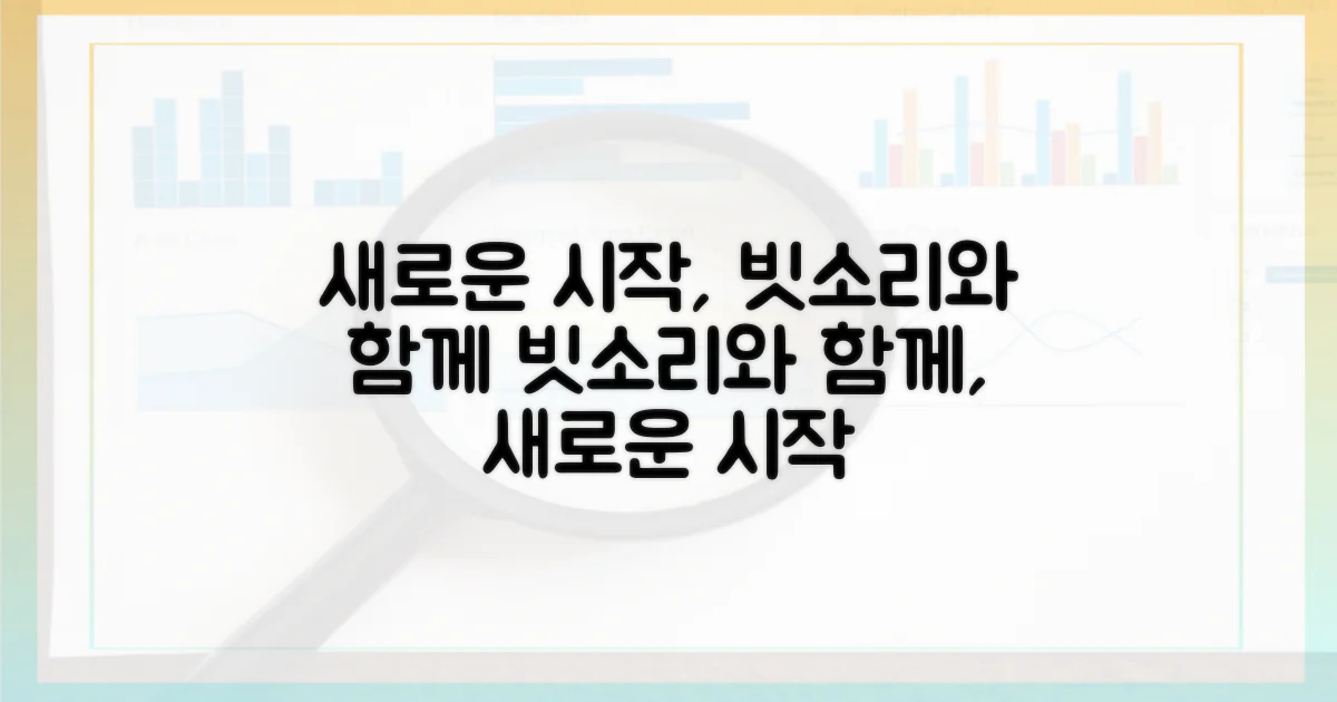 빗소리와 함께, 새로운 시작