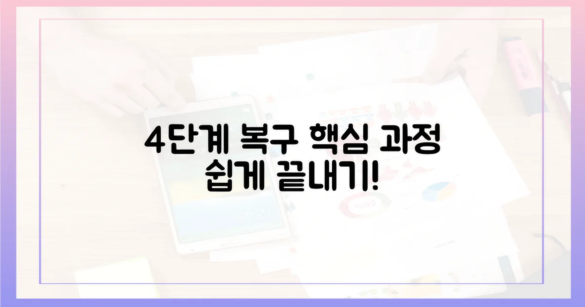 4단계 복구 과정