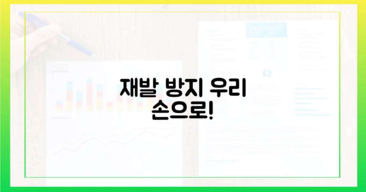 재발 방지, 우리에게 달렸다