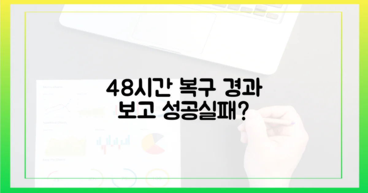 48시간 복구 경과