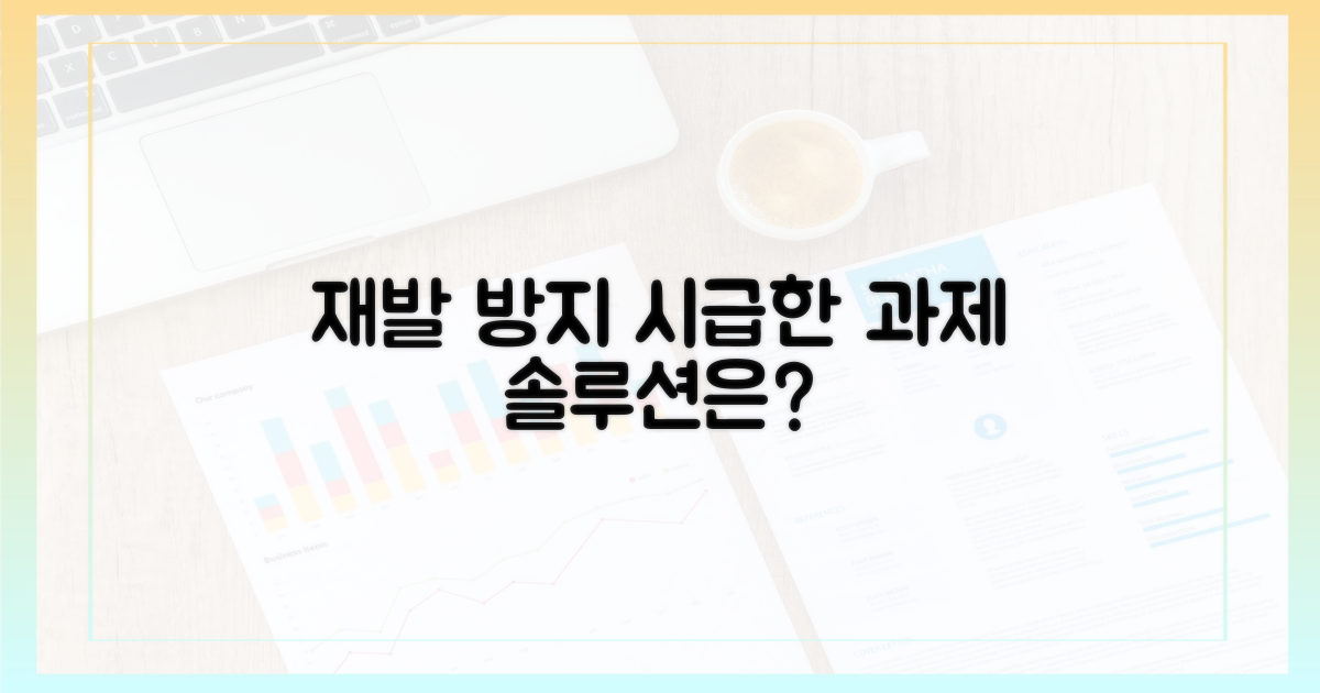 재발 방지 대책, 시급한 과제
