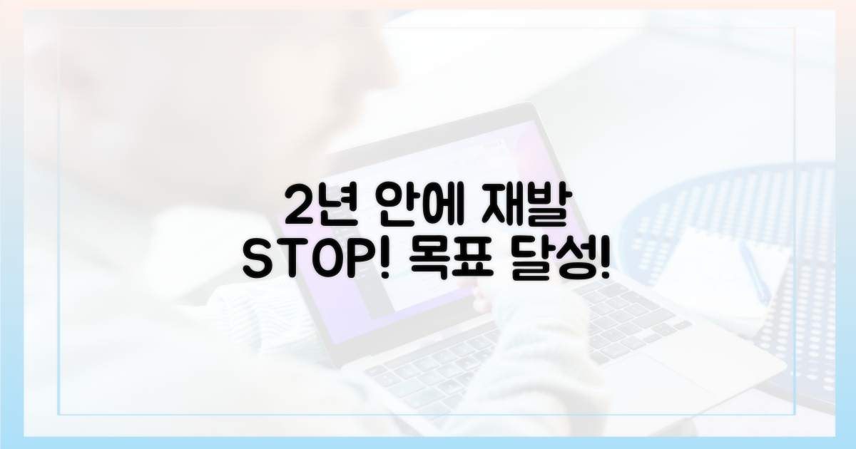 2년 내 재발 방지 목표