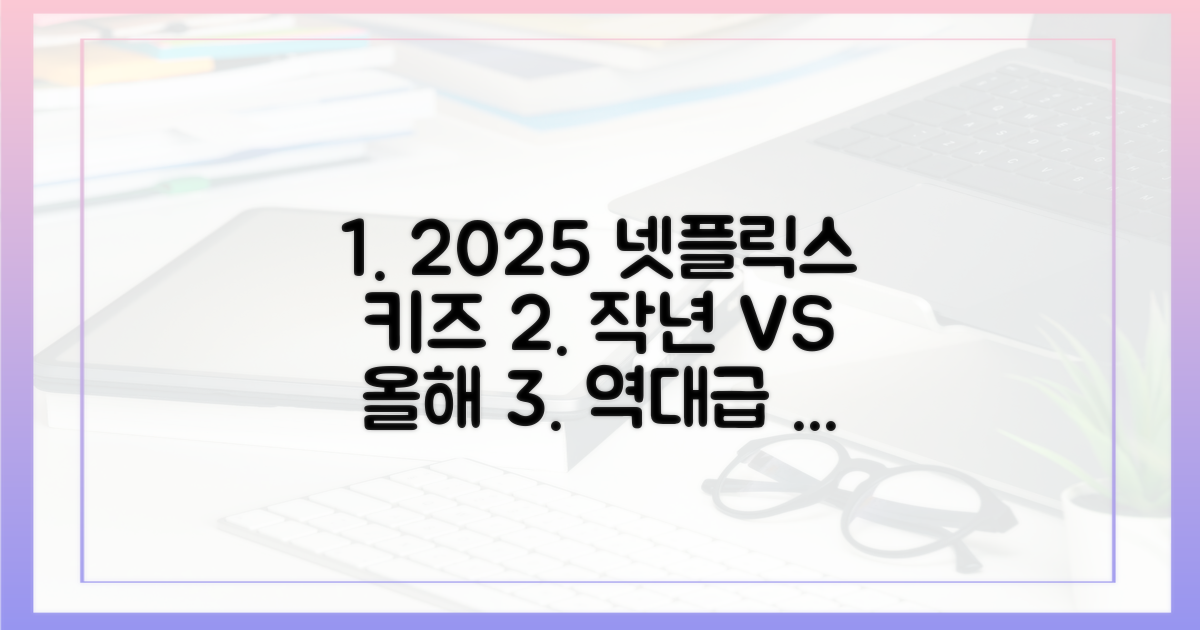작년과 올해 비교: 2025 넷플릭스 키즈