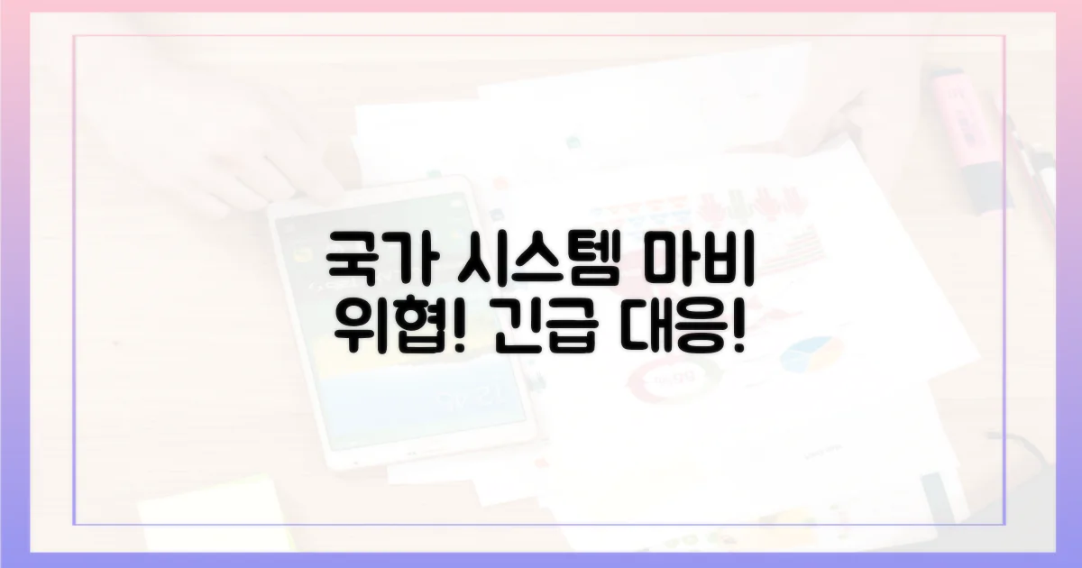 국가 마비? 시스템 장애 위협