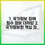 국가정보자원관리원 장애, 당신이 꼭 알아야 할 필수 정보와 행동 요령