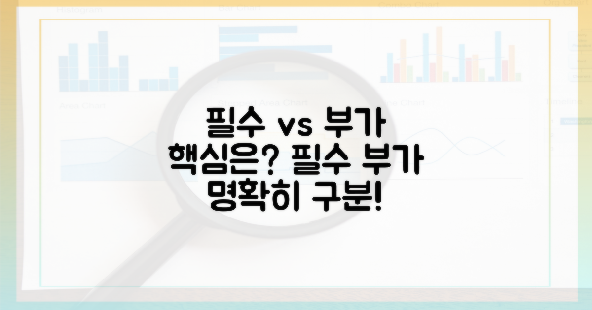 필수 서비스 vs 부가 서비스