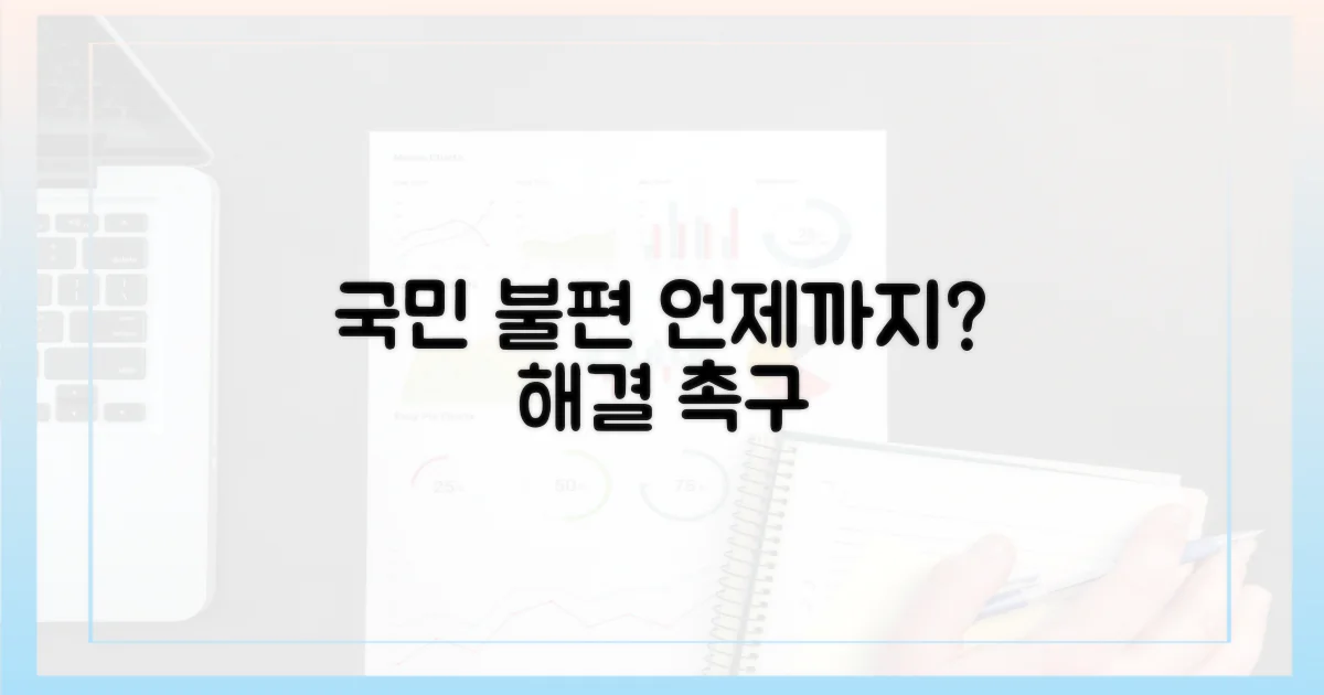 국민 불편, 언제까지?