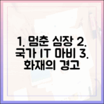 디지털 플랫폼 정부의 심장이 멈췄다: 국가정보자원관리원 화재의 교훈