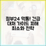 정부24 먹통, 국가정보자원관리원 문제로 인한 피해 최소화 가이드