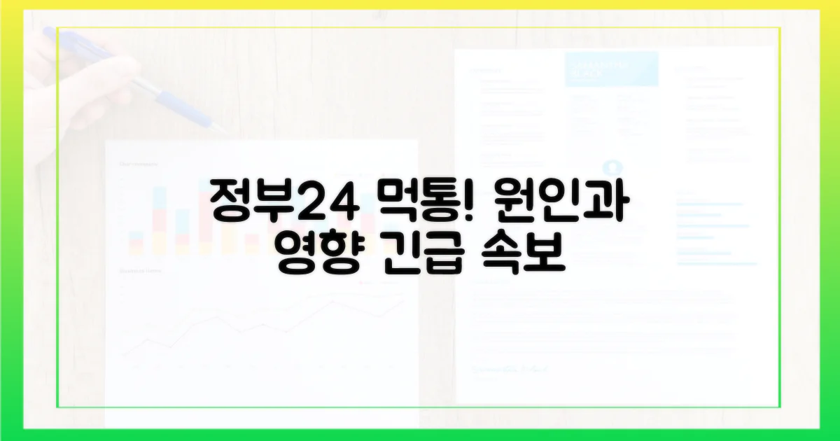 정부24 먹통, 원인과 영향