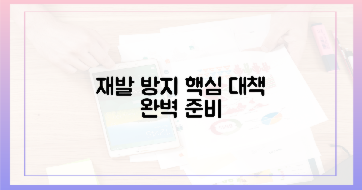 재발 방지를 위한 대책 마련