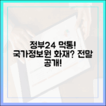 정부24 먹통, 원인은 국가정보자원관리원 화재? 전말을 알려드립니다