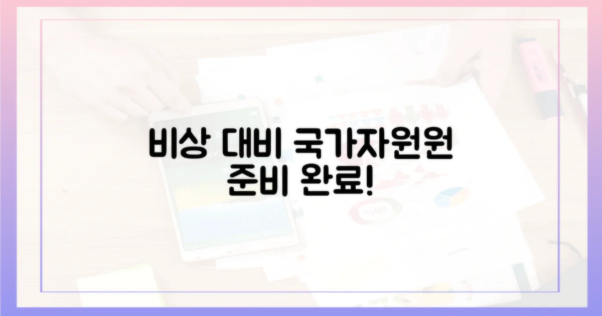 국가정보자원관리원 비상사태에 대비하세요