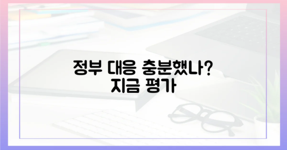 정부의 초기 대응, 충분했을까?