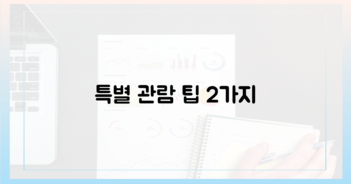 2가지 특별 관람 팁