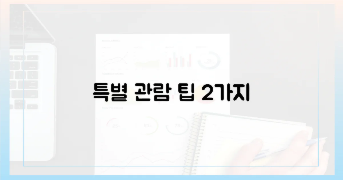 2가지 특별 관람 팁