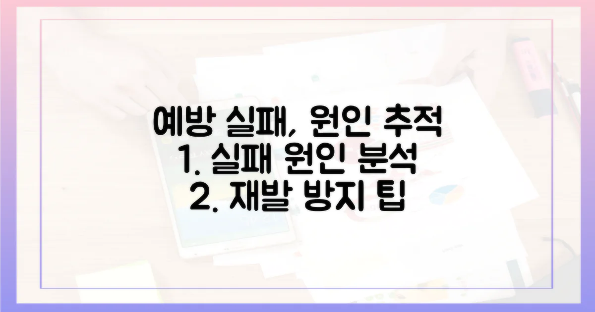 예방 실패, 원인 추적