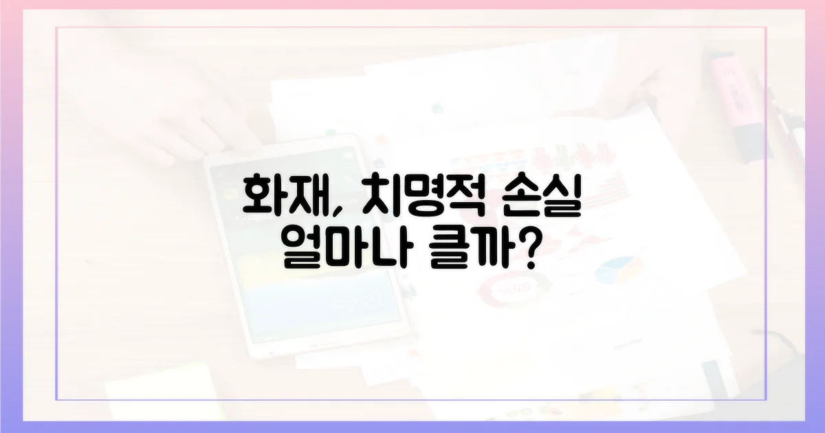 화재, 얼마나 큰 손실인가?
